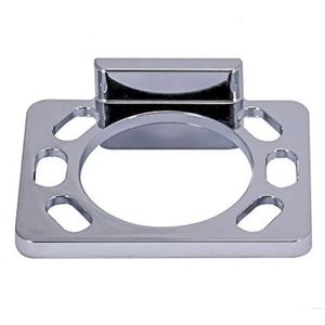 NEW in pkg Chrome Toothbrush & Cup Holder; All Hardware Included